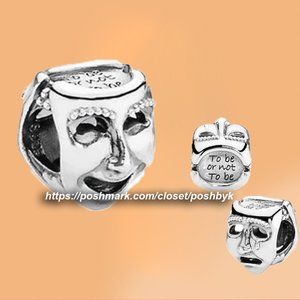 PANDORA The World's A Stage Theater Mask Charm 791177
